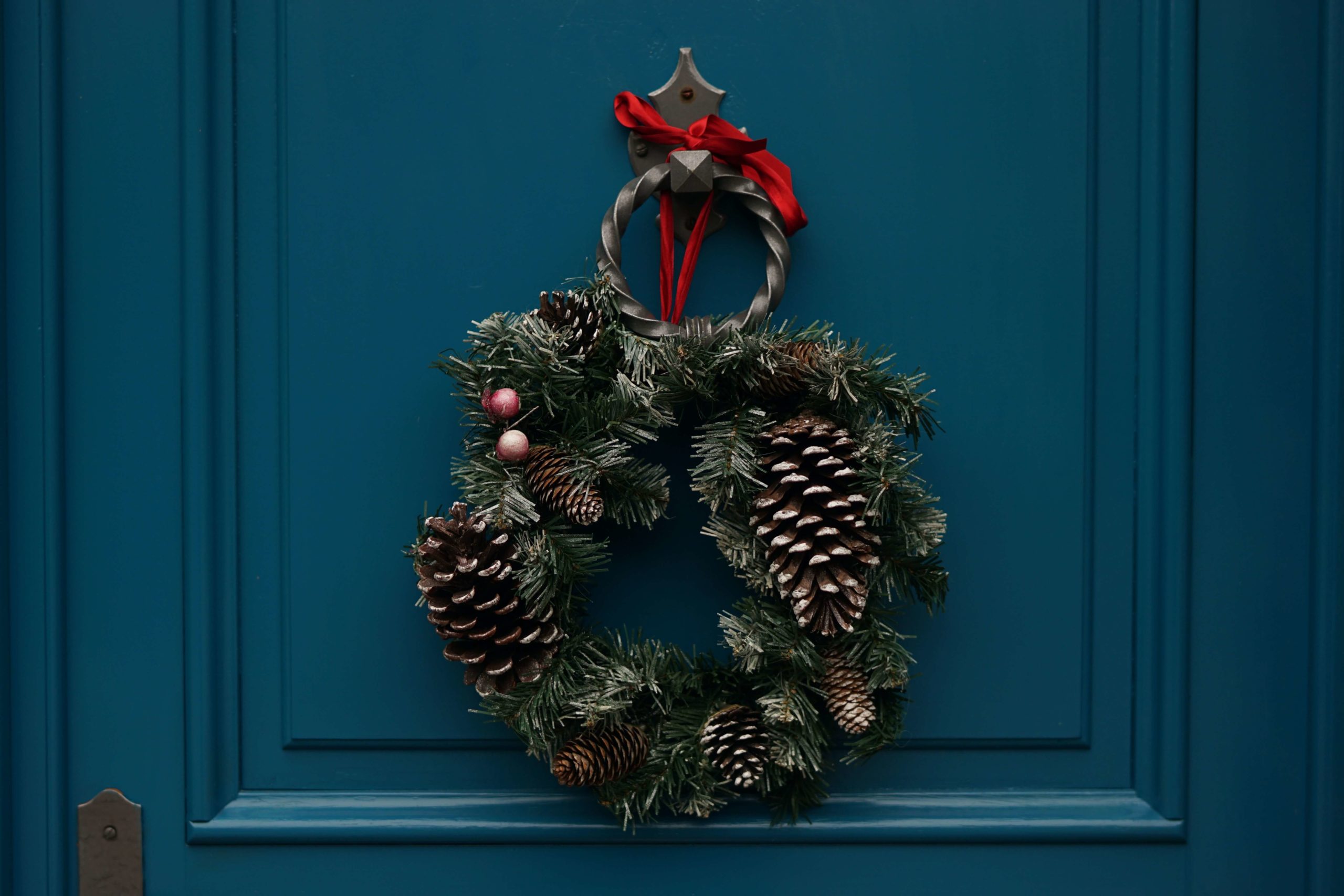Christmas door garland